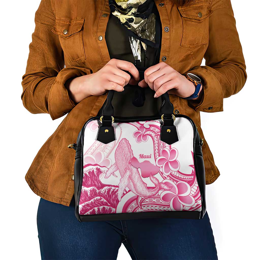 Aloha Hawaii Maui Shoulder Handbag Valley Isle Humpback Whale White