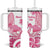 Aloha Hawaii Maui Tumbler With Handle Valley Isle Humpback Whale White