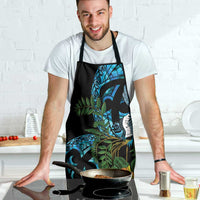 Turquoise New Zealand Kowhai And Piwakawaka Apron Maori Ngaru Paua Shell LT14 - Polynesian Pride