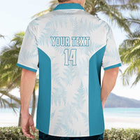 Custom New Zealand Silver Fern Football Hawaiian Shirt Come On All White LT14 - Polynesian Pride