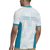 Custom New Zealand Silver Fern Football Rugby Jersey Come On All White LT14 - Polynesian Pride