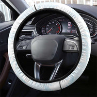 New Zealand Silver Fern Football Steering Wheel Cover Come On All White LT14 - Polynesian Pride