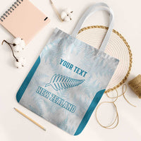 Custom New Zealand Silver Fern Football Tote Bag Come On All White LT14 White Strap One Size White - Polynesian Pride
