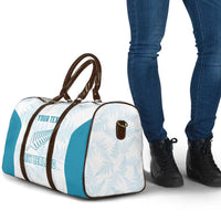 Custom New Zealand Silver Fern Football Travel Bag Come On All White LT14 - Polynesian Pride