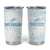 Custom New Zealand Silver Fern Football Tumbler Cup Come On All White