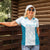 Custom New Zealand Silver Fern Football Women Polo Shirt Come On All White