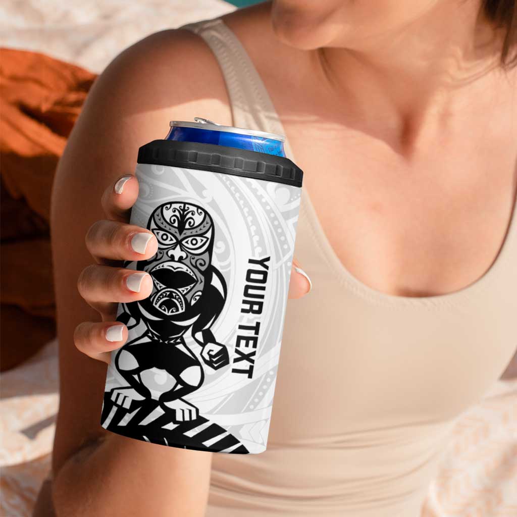Custom Aotearoa Football 4 in 1 Can Cooler Tumbler NZ Maori Tiki Go Champions LT14 - Polynesian Pride