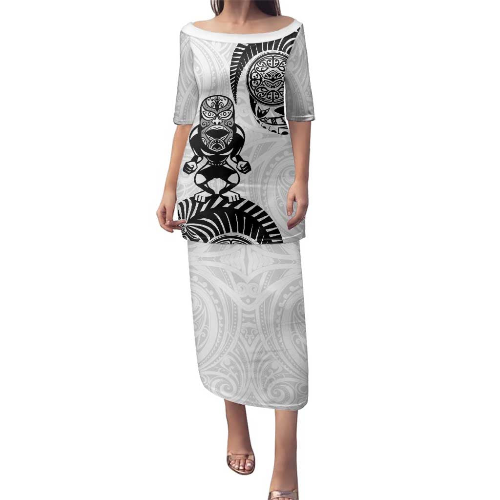 Custom Aotearoa Football Family Matching Puletasi and Hawaiian Shirt NZ Maori Tiki Go Champions