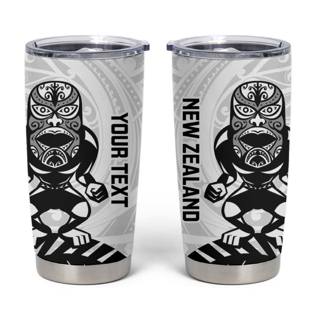 Custom Aotearoa Football Tumbler Cup NZ Maori Tiki Go Champions