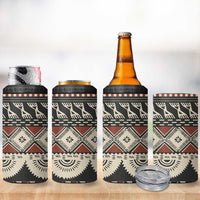 Vintage Bula Fiji Masi 4 in 1 Can Cooler Tumbler Fijian Tapa Cloth LT14 - Polynesian Pride