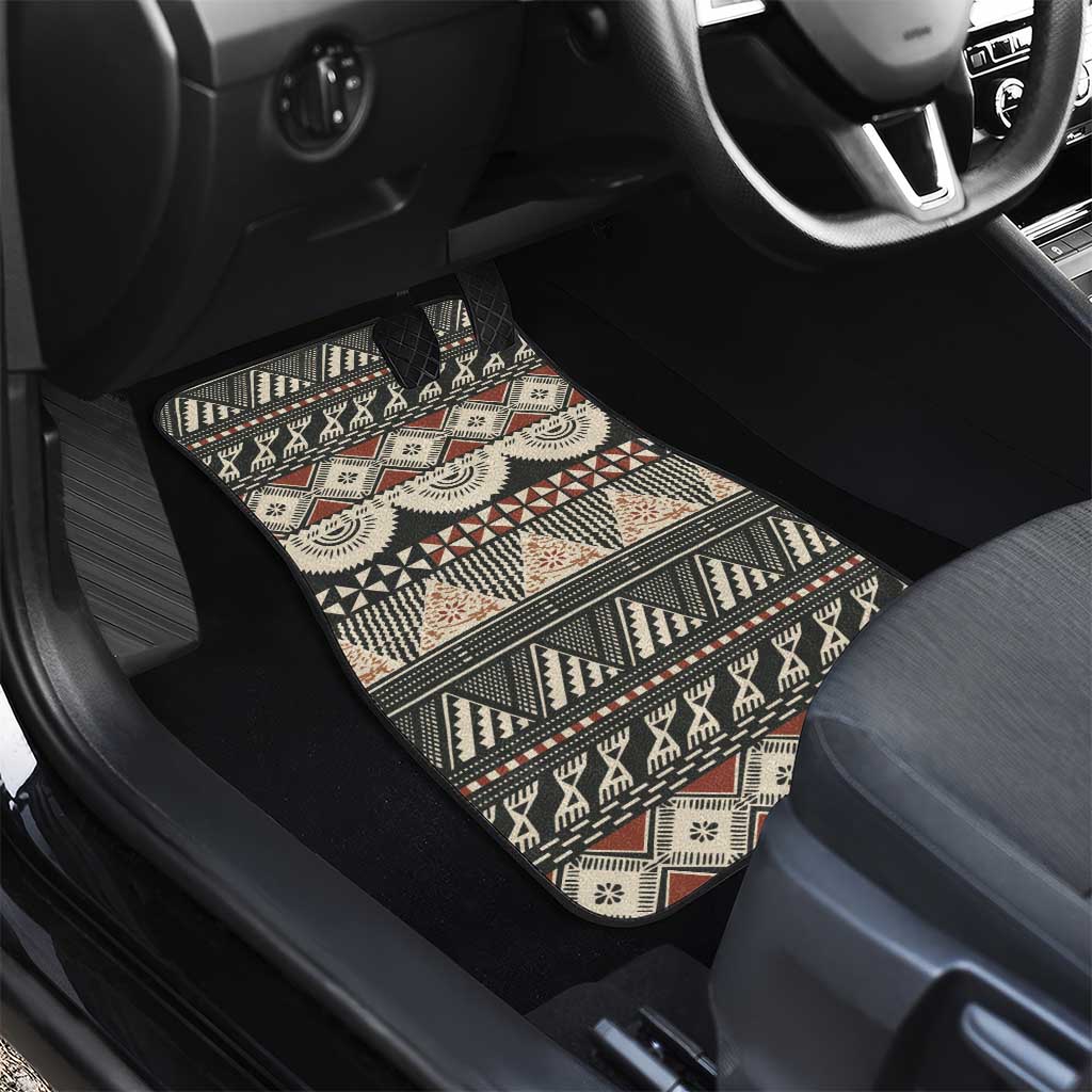 Vintage Bula Fiji Masi Car Mats Fijian Tapa Cloth - Polynesian Pride