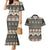 Vintage Bula Fiji Masi Couples Matching Mermaid Dress and Hawaiian Shirt Fijian Tapa Cloth - Polynesian Pride