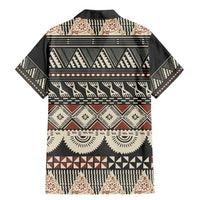 Vintage Bula Fiji Masi Family Matching Mermaid Dress and Hawaiian Shirt Fijian Tapa Cloth LT14 - Polynesian Pride