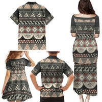 Vintage Bula Fiji Masi Family Matching Puletasi and Hawaiian Shirt Fijian Tapa Cloth LT14 - Polynesian Pride