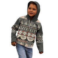 Vintage Bula Fiji Masi Kid Hoodie Fijian Tapa Cloth LT14 - Polynesian Pride