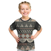 Vintage Bula Fiji Masi Kid T Shirt Fijian Tapa Cloth - Polynesian Pride