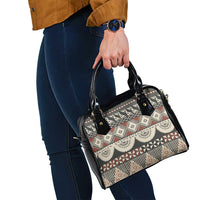 Vintage Bula Fiji Masi Shoulder Handbag Fijian Tapa Cloth - Polynesian Pride