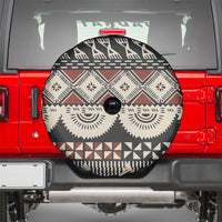 Vintage Bula Fiji Masi Spare Tire Cover Fijian Tapa Cloth LT14 - Polynesian Pride