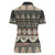 Vintage Bula Fiji Masi Women Polo Shirt Fijian Tapa Cloth - Polynesian Pride