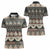 Vintage Bula Fiji Masi Women Polo Shirt Fijian Tapa Cloth - Polynesian Pride