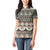 Vintage Bula Fiji Masi Women Polo Shirt Fijian Tapa Cloth - Polynesian Pride