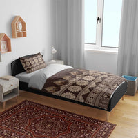 Bula Fiji Iri ni Meke Bedding Set Kuvui Fijian Masi - Polynesian Pride