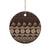 Bula Fiji Iri ni Meke Ceramic Ornament Kuvui Fijian Masi - Polynesian Pride
