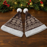 Bula Fiji Iri ni Meke Christmas Santa Hat Kuvui Fijian Masi LT14 - Polynesian Pride