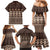 Bula Fiji Iri ni Meke Family Matching Mermaid Dress and Hawaiian Shirt Kuvui Fijian Masi - Polynesian Pride