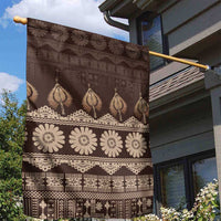 Bula Fiji Iri ni Meke Garden Flag Kuvui Fijian Masi LT14 - Polynesian Pride