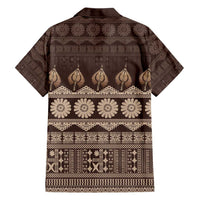 Bula Fiji Iri ni Meke Hawaiian Shirt Kuvui Fijian Masi LT14 - Polynesian Pride