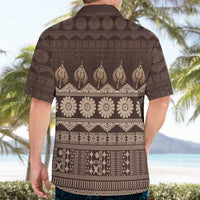 Bula Fiji Iri ni Meke Hawaiian Shirt Kuvui Fijian Masi LT14 - Polynesian Pride
