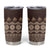Bula Fiji Iri ni Meke Tumbler Cup Kuvui Fijian Masi - Polynesian Pride