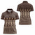 Bula Fiji Iri ni Meke Women Polo Shirt Kuvui Fijian Masi - Polynesian Pride