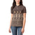 Bula Fiji Iri ni Meke Women Polo Shirt Kuvui Fijian Masi - Polynesian Pride