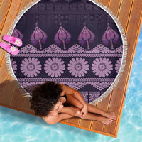 Bula Fiji Iri ni Meke Beach Blanket Lokaloka Fijian Masi LT14 - Polynesian Pride