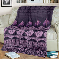 Bula Fiji Iri ni Meke Blanket Lokaloka Fijian Masi LT14 - Polynesian Pride