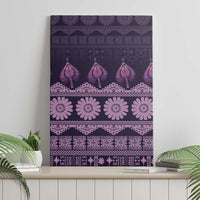 Bula Fiji Iri ni Meke Canvas Wall Art Lokaloka Fijian Masi LT14 - Polynesian Pride