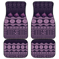 Bula Fiji Iri ni Meke Car Mats Lokaloka Fijian Masi LT14 - Polynesian Pride