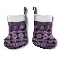 Bula Fiji Iri ni Meke Christmas Stocking Lokaloka Fijian Masi LT14 - Polynesian Pride