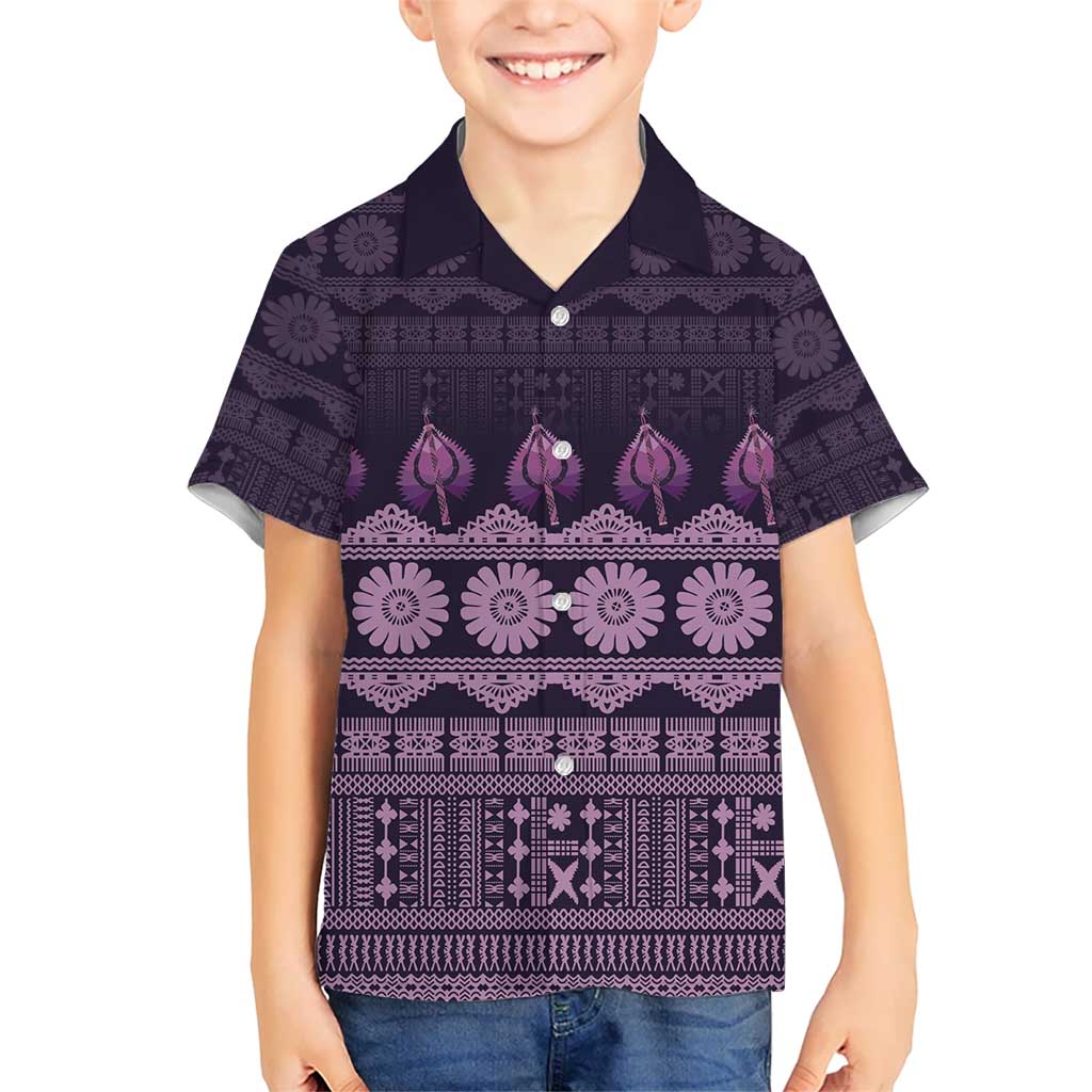 Bula Fiji Iri ni Meke Hawaiian Shirt Lokaloka Fijian Masi LT14 - Polynesian Pride