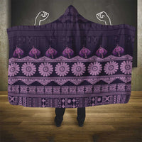 Bula Fiji Iri ni Meke Hooded Blanket Lokaloka Fijian Masi LT14 - Polynesian Pride