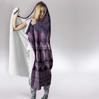 Bula Fiji Iri ni Meke Hooded Blanket Lokaloka Fijian Masi LT14 - Polynesian Pride
