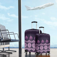 Bula Fiji Iri ni Meke Luggage Cover Lokaloka Fijian Masi LT14 - Polynesian Pride