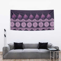 Bula Fiji Iri ni Meke Tapestry Lokaloka Fijian Masi LT14 - Polynesian Pride
