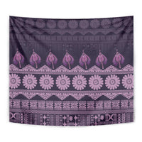 Bula Fiji Iri ni Meke Tapestry Lokaloka Fijian Masi LT14 - Polynesian Pride
