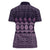 Bula Fiji Iri ni Meke Women Polo Shirt Lokaloka Fijian Masi - Polynesian Pride
