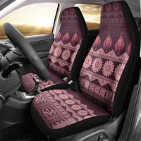 Bula Fiji Iri ni Meke Car Seat Cover Piqi Fijian Masi LT14 - Polynesian Pride