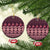 Bula Fiji Iri ni Meke Ceramic Ornament Piqi Fijian Masi - Polynesian Pride
