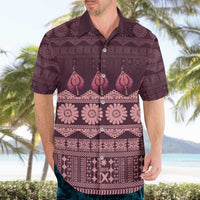 Bula Fiji Iri ni Meke Hawaiian Shirt Piqi Fijian Masi LT14 - Polynesian Pride